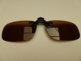 A&M Clip On Sonnenbrille Brown